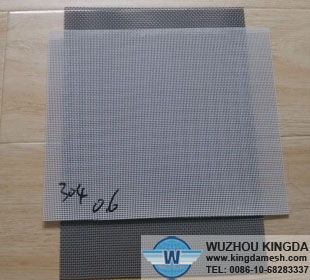 Stainless anti-theft window screen