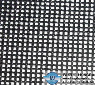 Stainless anti theft window screen