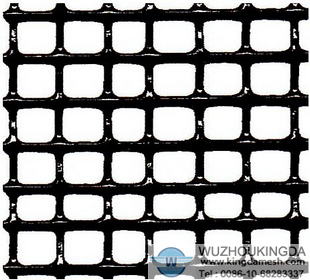 Black vinyl coated welded mesh