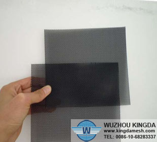 Powder coating stainless security window screen