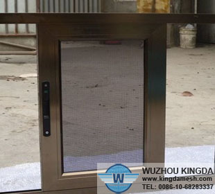 Stainless bulletproof security window screen