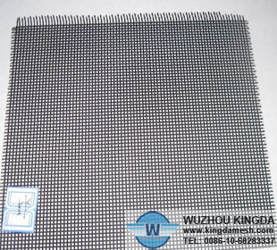 Stainless coated anti-theft window screen