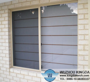 Stainless security window and door screen