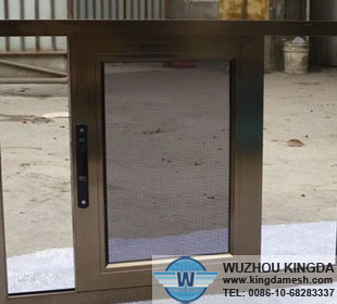 Stainless steel bullet proof security window screen