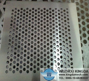 Stainless punched metal mesh