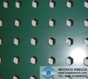 Decorative coating perforated sheet