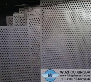 Electro galvanized perforated metal mesh
