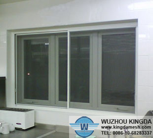 PVC coated stainless security window and door screen