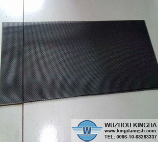 PVC security window screen mesh