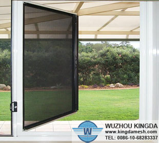 PVC coated steel safe window screen