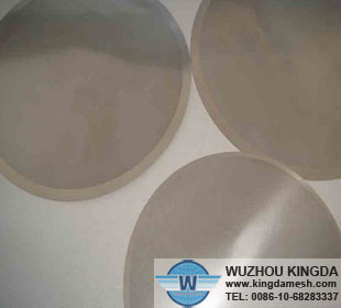 Chemical etching mesh for filter