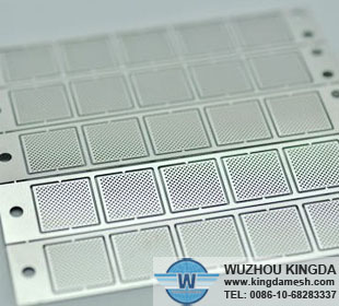 Electronic etching mesh