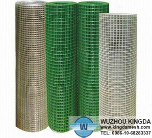 Plastic coating welding mesh