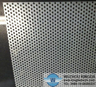 Micro perforated aluminum panels