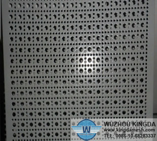 Perforated stainless panels