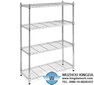 Metal wire shelving