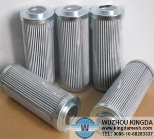 Woven mesh filter element