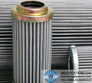 Wire mesh filter element