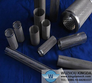 Stainless woven cloth filter tube