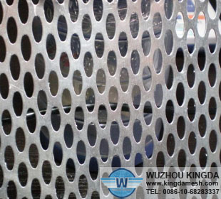 Stainless perforated mesh panels