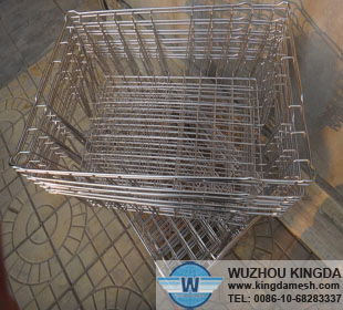 Metal mesh bins