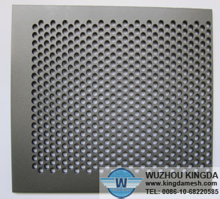 Punched stainless mesh