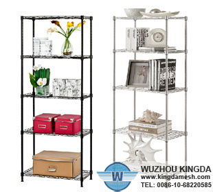 Steel wire shelving