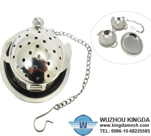 Metal tea strainers