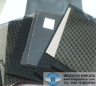 Steel mesh for security window