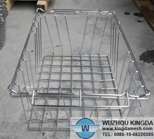 Wire basket storage