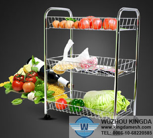 Stainless steel kitchen racks