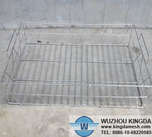 Rectangular wire basket