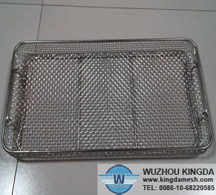 Stainless steel mesh tray