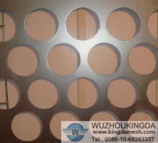 Perforated galvanized sheet