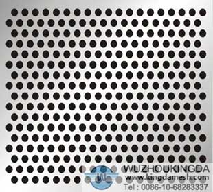 Mild steel perforated panels