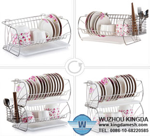 Stainless steel wire dish rack