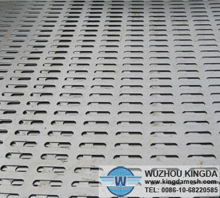 Slotted stainless sheet