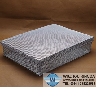 Wire mesh file box