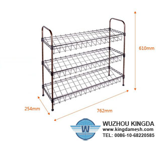 Wire shoe rack