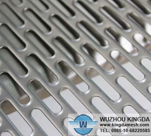 Stainless steel slotted sheets