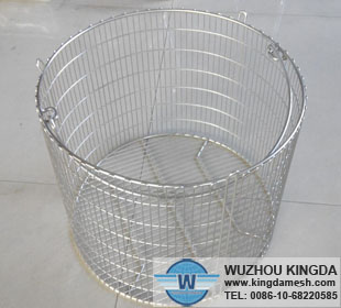 Wire mesh round baskets