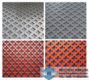 Decorative metal sheeting