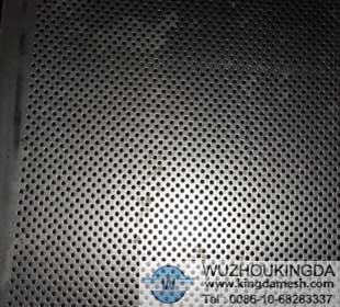 galvanized punched metal mesh