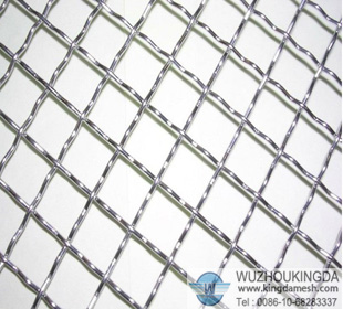 Stainless steel crimped wire mesh