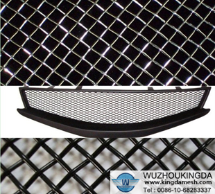 Stainless steel wire mesh grille