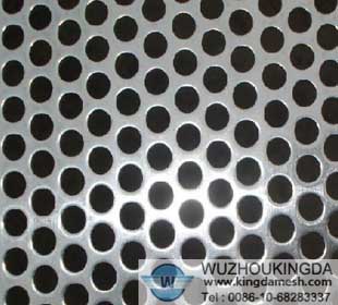 6 mesh galvanized perforated mesh