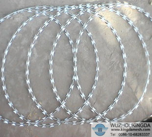 Concertina razor wire