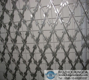 Razor mesh fencing