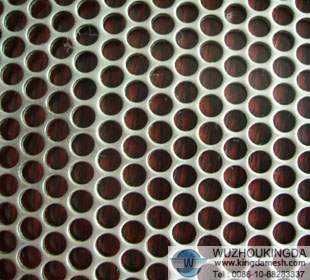 Perforated metal sheet