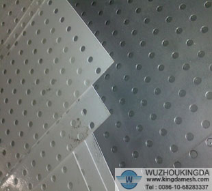 Perforated steel sheet